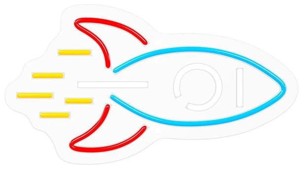 TelForceone Neoninė PLEXI LED ROCKET daugiaspalvė NNE18 Neolia
