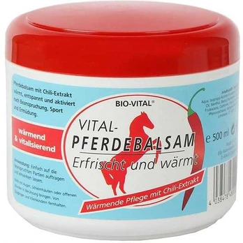 Eifa Warenhandels BIO-VITAL® Horse balm Warming with chili pepper extract, 500 ml