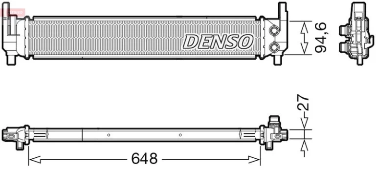 Variklio radiatorius DENSO DRM02042
