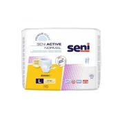 SENI sauskelnės ACTIVE NORMAL PREMIUM, L, 10 vnt. kaina