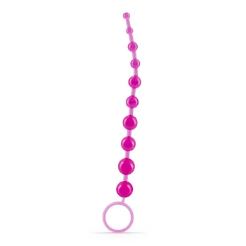 Pink 10 BEAD ANAL CHAIN CRUSHIOUS Rožinis
