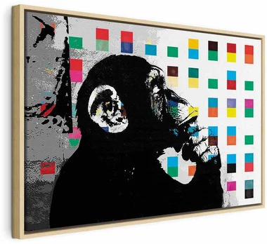Artgeist Paveikslas - Banksy The Thinker Monkey