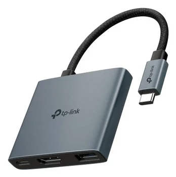 TP-Link UH3020C sąsajos šakotuvas C tipo USB 5000 Mbit / s pilka