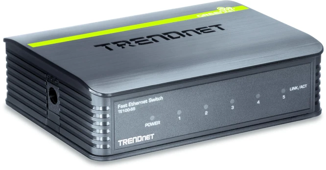 TRENDNET 5 prievadų 10/100Mbps jungiklis