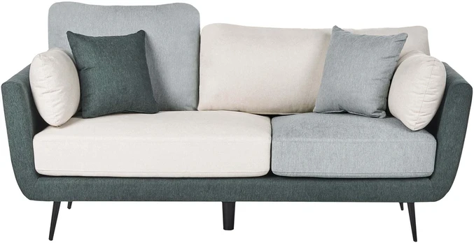 Beliani Trivietė sofa BOLGA žalia