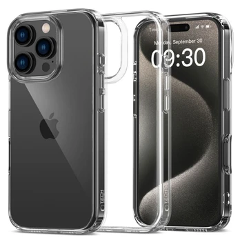 Skaidrus dėklas Apple iPhone 16 Pro telefonui "Tech-Protect Flexair Hybrid"