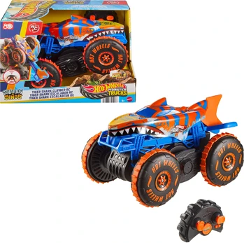 HOT WHEELS Monster Trucks RC automodelis – Tigrinis ryklys, JFR39