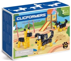 Konstruktorius Clicformers Brave Friends 806003, plastikas