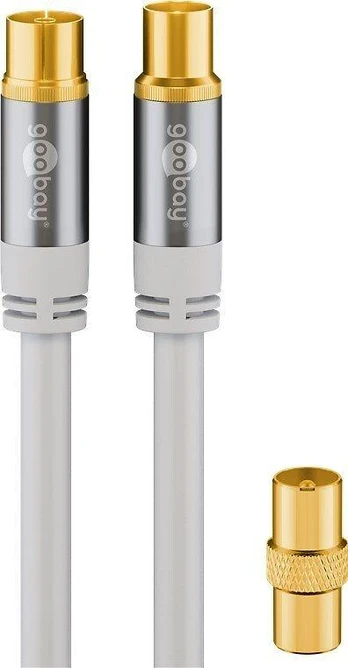 Goobay 135 dB antenos laidas, 3 m, baltas