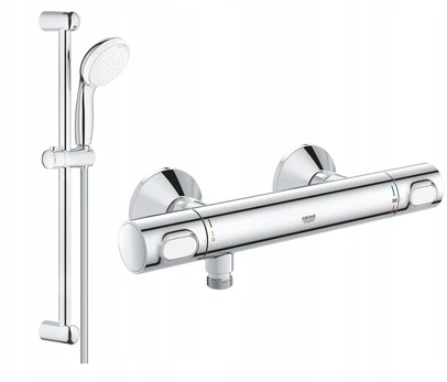 Termostatinis maišytuvas Grohe + dušas Tempesta