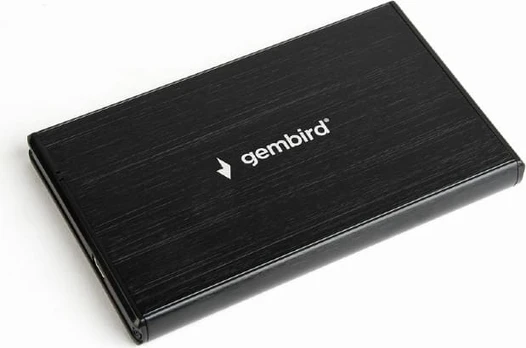 Gembird EE2-U3S-3 saugojimo diskų korpusas HDD korpusas Juoda 2.5"