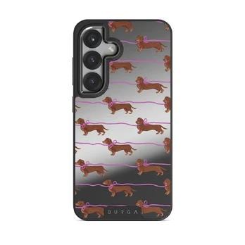 Always Late - Samsung Galaxy S25 Plus Case, Elite Mirror (Magnetic) / Gunmetal