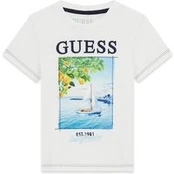 Guess Marškinėliai N6GI07 K8HM4 Balta Regular Fit