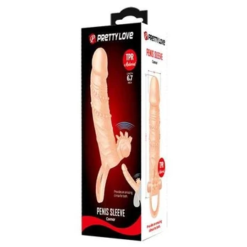 LYBAILE Penis extended Sleeve, Connor Flesh Vibro