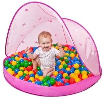 Paradiso Toys Rožinė Legetelt med 50 bolde