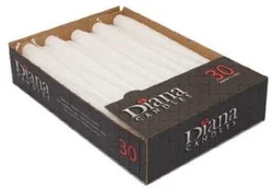 Multi Antiklys Ø22x245 mm Brændetid 7.5 timer Hvid,4 pk x 30 stk/krt