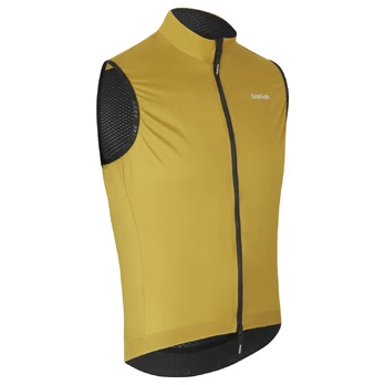 GripGrab PACR Windproof Lightweight vyriška liemenė | Mustard Yellow, S
