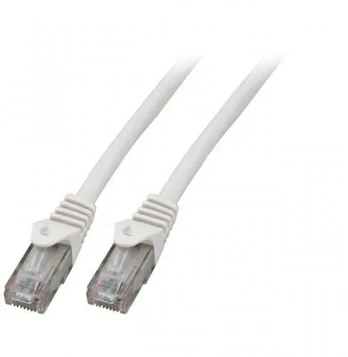 Mercodan Patchkabel KAT6 UTP, Hvid, 0,5m, Halogenfri, 2x4xAWG24
