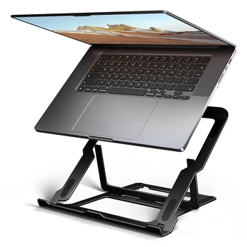 AXAGON STND-LAB Nešiojamas kompiuteris Stand, height-adjustable, foldable, aliuminio - juodas
