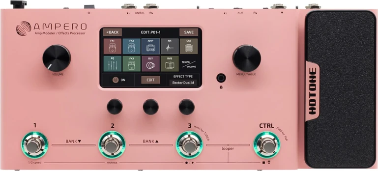 Hotone Ampero Pink Limited Edition - multiefekt gitarowy