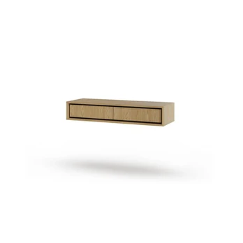 Pakabinama konsolė Deco KT2S, 101x35x18 cm, ruda