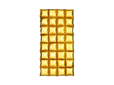 Folinis balionas Siena, auksinės spalvos, 55x110 cm