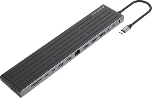 CONCEPTRONIC 14-1 Dock USB-C->2xHDMI/DP/2xUSB-C/+ 18cm sw