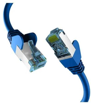 EFB RJ45 PATCHKABEL mit CAT7 ROHKABEL BLAU 20m