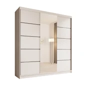 Sliding wardrobe with mirror Sonic 200 kaina