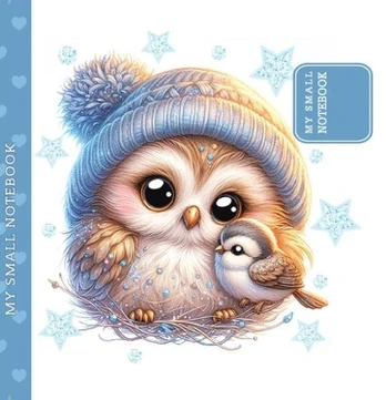 Dekoratyvinė užrašų knygutė 100x100 48 puslapių TW Owl - Fresh