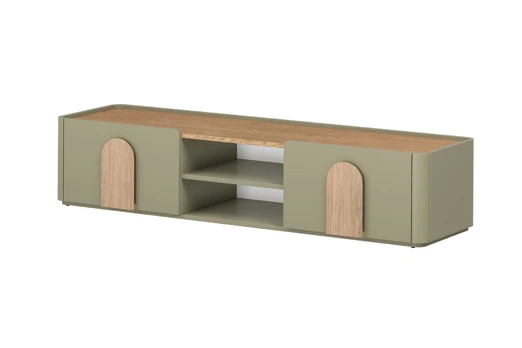 Tv Set Amilio 170 Cm - Eucalyptus / Baltic Dune Oak / Natural Oak Handles