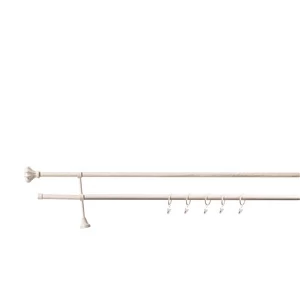 Karnizas Domoletti, 180 cm, Ø 19 mm, balta