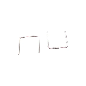 Plastiko suvirinimo kabės lygios 0.8mm (100vnt)