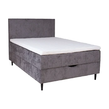 Continental bed LAARA 120x200cm, graphite