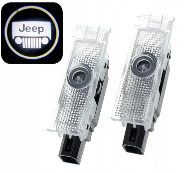 Led hd logotipo projektorius jeep cherokee compass 2vnt