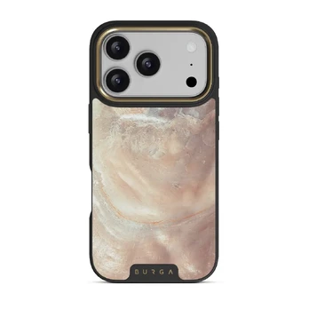 Serene Sunset - Chic iPhone 17 Pro Case, Elite Dark (MagSafe) / Gold