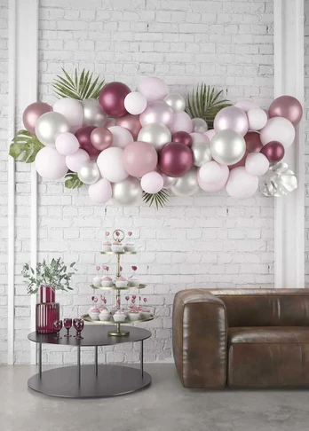 Pink Balionų dekoravimo rinkinys "Rožinė"