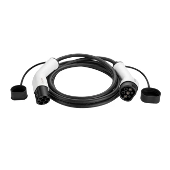 Elektromobilio įkrovimo kabelis EV+ Type 2 - Type 2, 1 fazės, 32A, 5m
