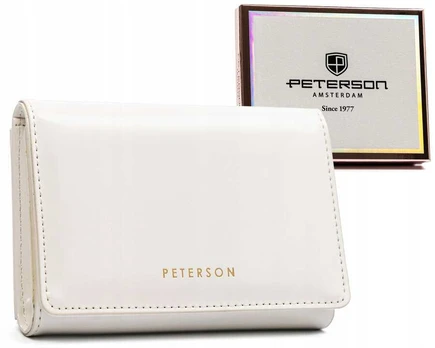Leatherette wallet RFID PETERSON PTN 013-LAK