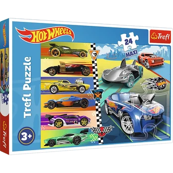 Dėlionė Trefl Hot Wheels 14362T, 40 cm x 60 cm
