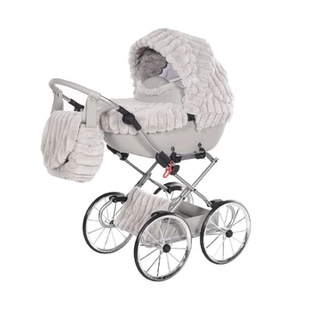 Lėlių vežimėlis Junama Muffy Grey