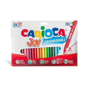 Flomasteriai CARIOCA JOY, 24 vnt., vnt.