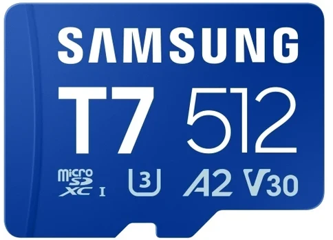 SAMSUNG T7 microSD Memory Card 512GB | MB-MB512T/WW