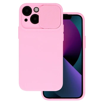 Dėklas telefonui Camshield Soft skirtas Iphone 12 , rožinis