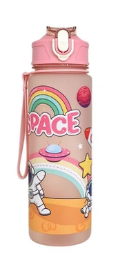 Vaikiška vandens gertuvė Space 650 ml, Rožinė