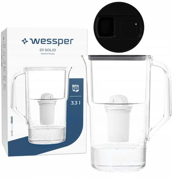 Dzbanek Wessper D1 SOLID FutureFlow aquaclassic (WES204-FF-BK)