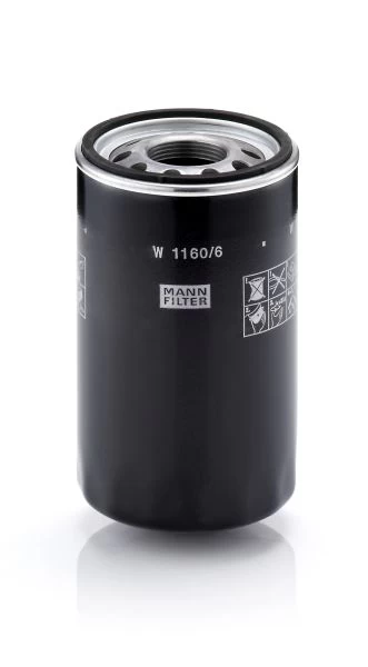 Hidraulikos filtras MANN-FILTER W 1160/6