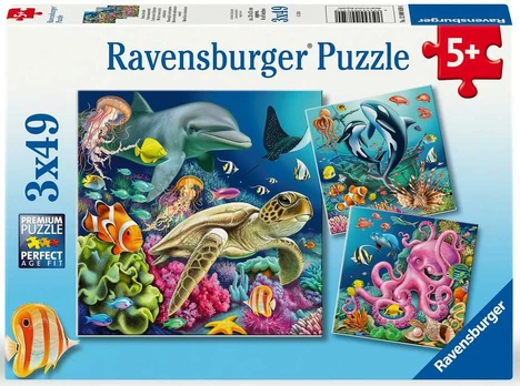 Ravensburger - Puzzle Under Water 3x49p