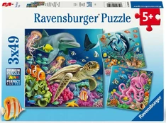 Ravensburger - Puzzle Under Water 3x49p kaina