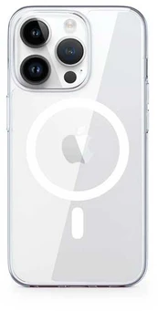 Dėklas Epico Mag+ Hero Case - Magsafe Compatible iPhone 15 - transparent